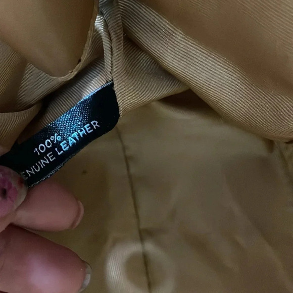 Ora Delphine Blue Leather Satchel Bag - Picture 7 of 12